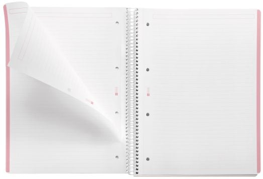 Тетрадка Miquelrius Messages А4 със спирала, 80 листа на широки редове