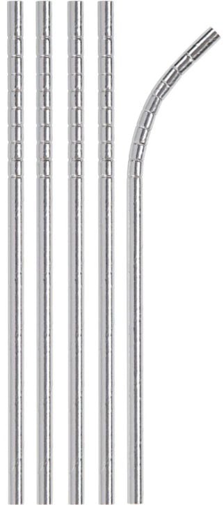 Сламки Creative Party - Сребърни, 24 бр.