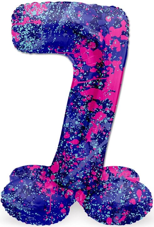 Фолиев балон Folat - Цифра 7, лилав