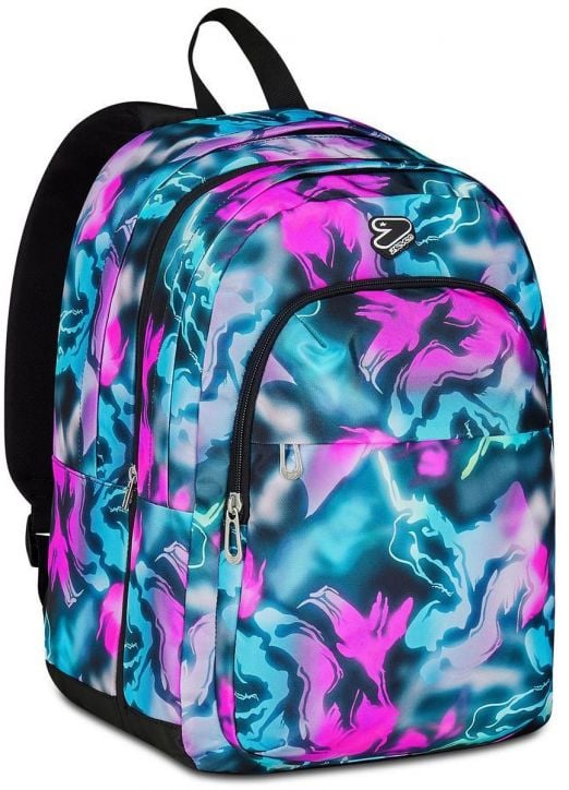 Ученическа раница Seven Pro XXL Reversible Detach inside Rock и безжични слушалки