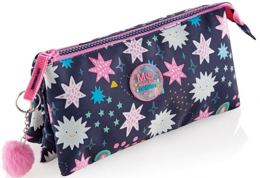 Несесер Miquelrius Twinkle с три отделения, правоъгълен