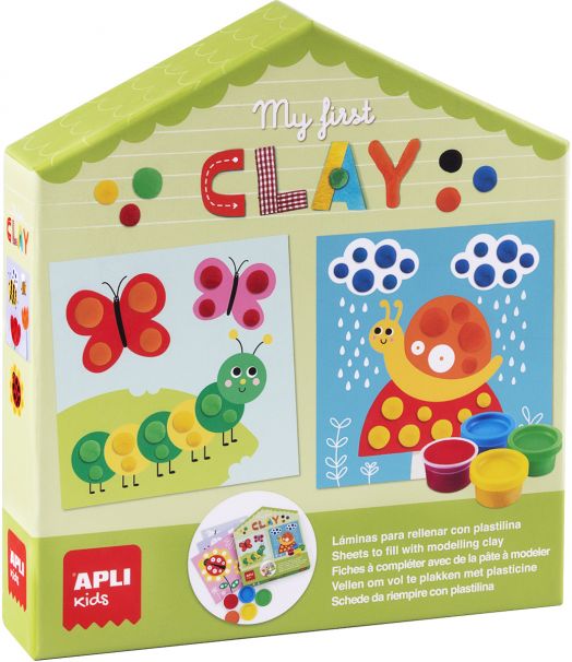 Първи творчеси комплект с глина Apli Kids