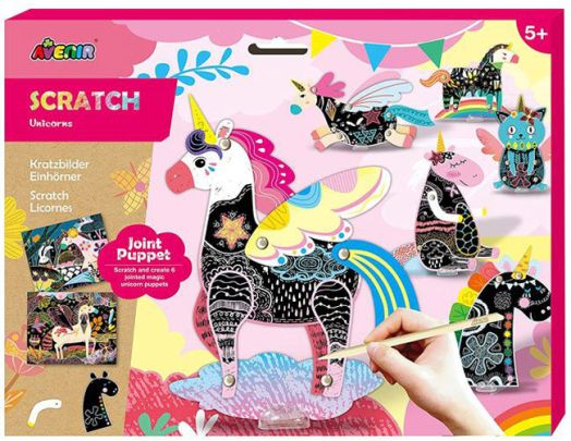 Скреч фигурки-рисунки Avenir - Еднорози