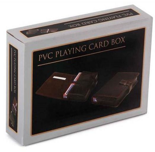 Кожена кутия с 2 тестета карти Modiano