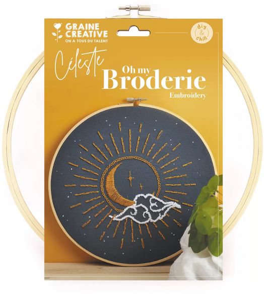 Комплект за бродиране Graine Creative - Небесни мъниста