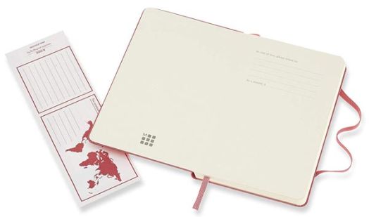 Джобен антично-розов тефтер Moleskine с твърди корици и нелинирани страници