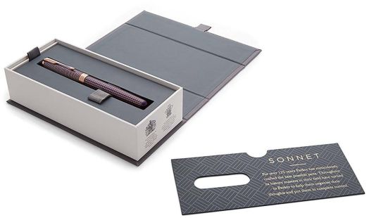Писалка Parker Royal Sonnet Chiselled Purple PGT
