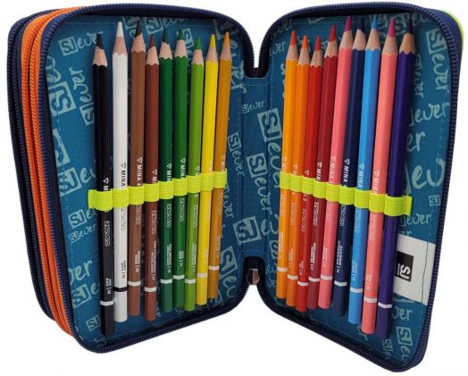 Ученически несесер Seven SJ Ever Goalstreet с три отделения, пълен