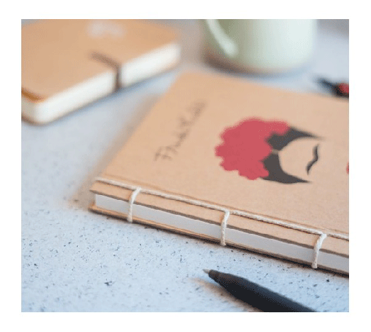 Тетрадка Grupo Erik - Frida Kahlo А5, рециклирана хартия