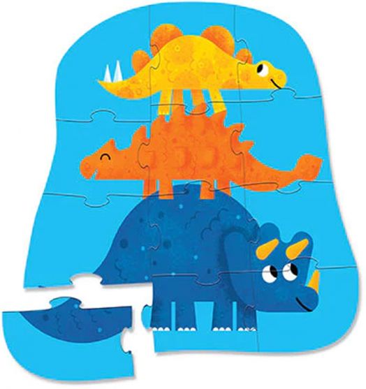 Пъзел Crocodile Creek - Dino friends, 12 части