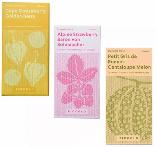 Семена за необичайни плодове Piccolo, 3 вида