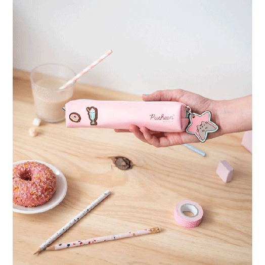 Ученически несесер Grupo Erik - Pusheen Rose с едно отделение