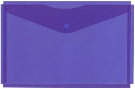 Папка с копче Office Zone, формат А4, лилава