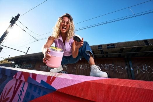 Буркан за храна Kambukka Bora Baby Pink, 0.600 л.