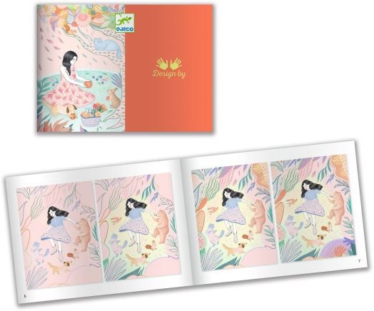 Скреч картини Djeco - Пикник