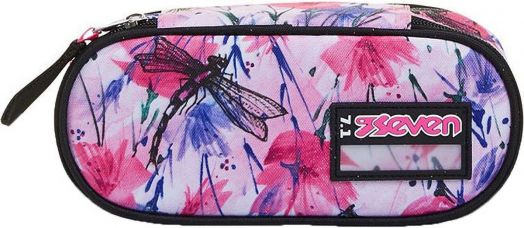 Ученически несесер Seven Freethink Pink с разделения