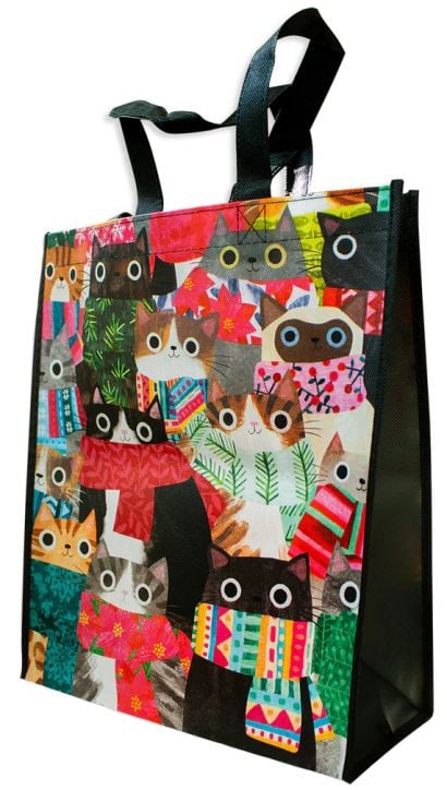 Чанта за пазаруване Galison Wintry Cats