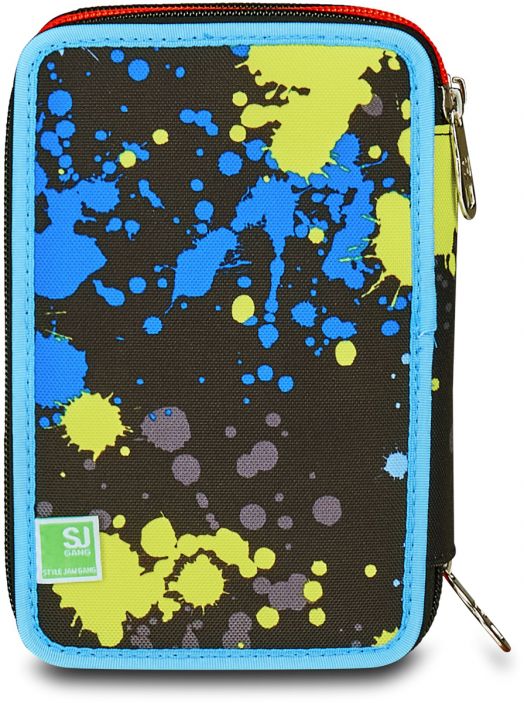 Ученически несесер Seven SJ Ever Rules с три отделения, пълен