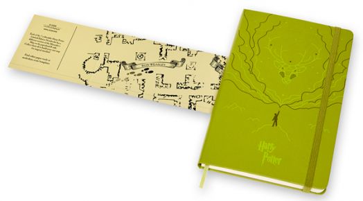 Класически тефтер Moleskine Limited Editions Harry Potter Expecto Patronium с твърди корици и линирани страници