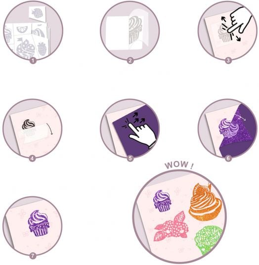 Творчески комплект Djeco - Направи си сам картинки