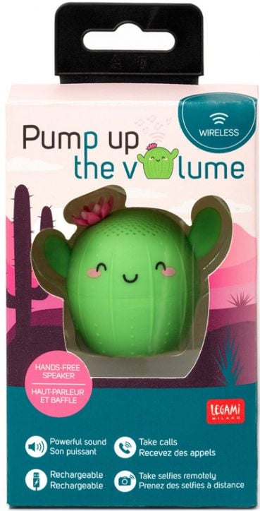 Мини безжична тонколона Legami - Cactus