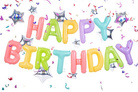Фолиев балон PartyDeco - Happy Birthday