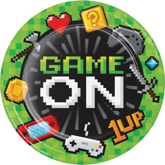 Чинийки Creative Party - Gaming Party - Game On, 18 см.