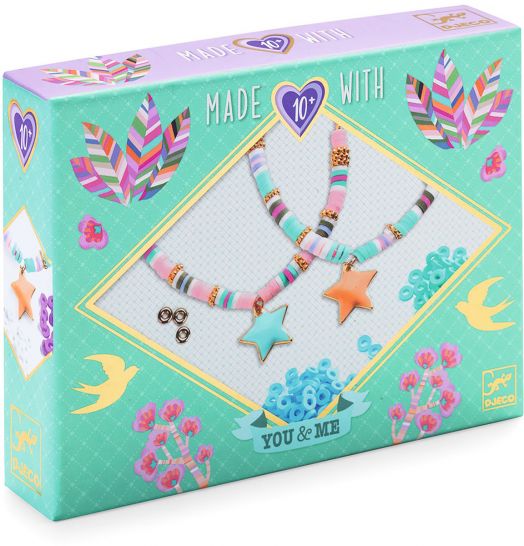 Творчески комплект Djeco - Направи гривни звезди