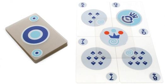 Карти за игра Kikkerland - Invisible Cards