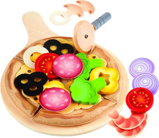 Дървен комплект Hape - Пица