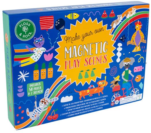 Игра с магнити Floss & Rock, Magnetic Play scenes, Pets - Домашни любимци