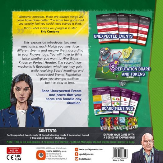Разширение за настолна игра Eleven: Unexpected Events