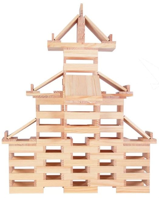 Дървен конструктор Kapla, 200 части