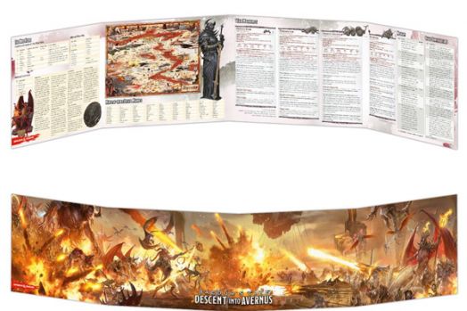 Dungeons & Dragons Campaign Book - Dungeon Master's Screen Descent into Avernus