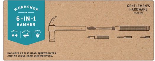 Мултиинструмент Gentlemen's Hardware - Чук, 6 в 1