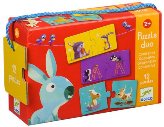 Детски пъзел Djeco - Противоположности
