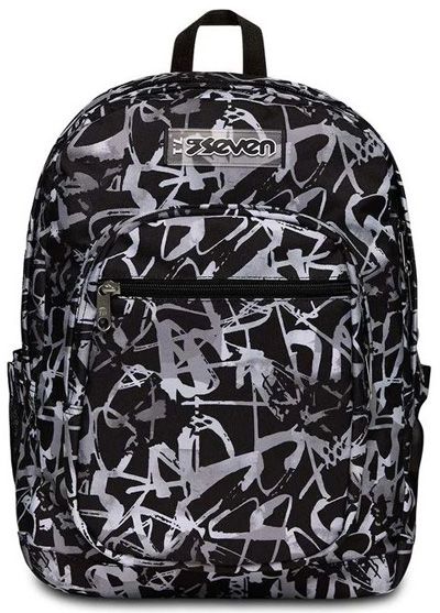 Ученическа раница Seven Freethink Steel Grey с две отделения и USB порт