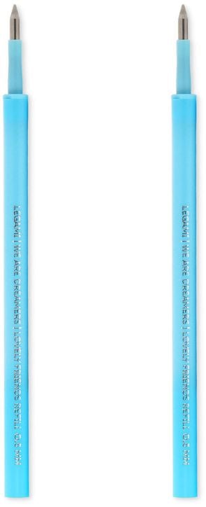 Комплект пълнители за гел химикалки Legami, 2 бр. небесно сини