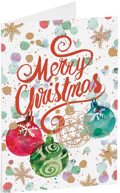 Коледна картичка Busquets: Коледни играчки