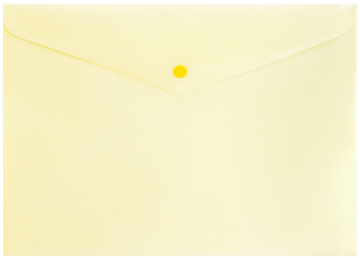 Папка с копче Spree Pastel A4, жълта