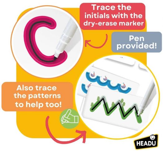 Образователна игра Headu - Напиши и играй с английската азбука