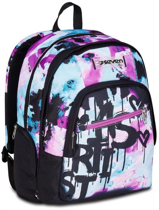 Ученическа раница Seven Dual Detach Quick Graffiti с две отделения