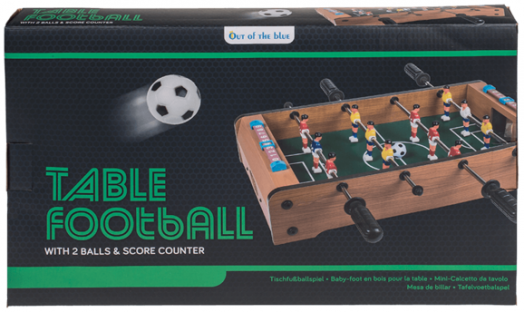 Дървена мини джага за футбол Out of the Blue