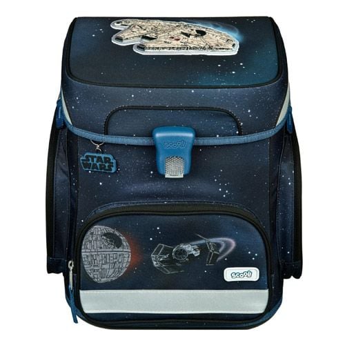 Комплект ученическа раница Scooli - Star Wars Millennium falcon, ергономик