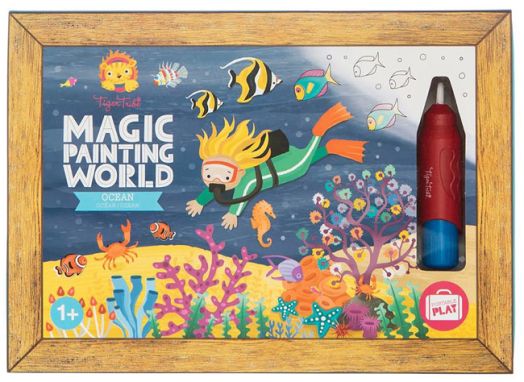 Комплект за рисуване с вода Tiger Tribe - Океан