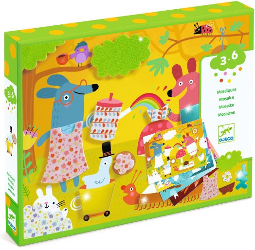 Колажи за най-малките Djeco - Забавни животни