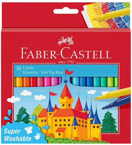 Флумастери Faber-Castell, 36 цвята