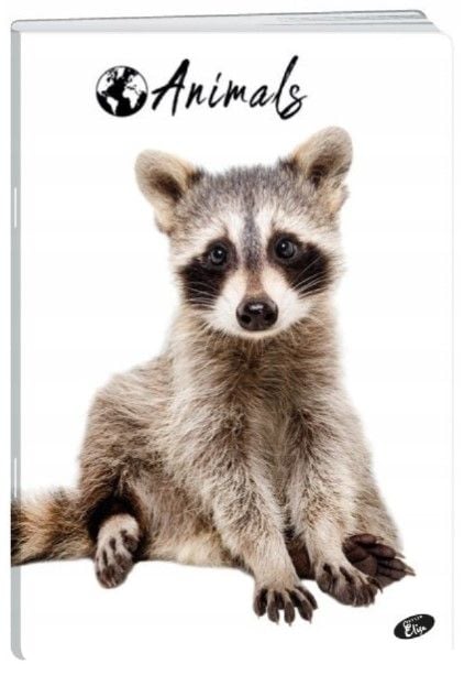 Тетрадка Elisa Animals А5, 60 листа с широки редове