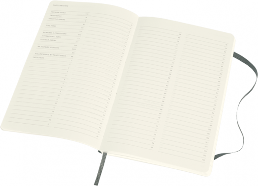 Зелен тефтер Moleskine Pro Collection Large Forest Green с меки корици