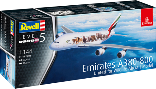 Сглобяем модел - Самолет Emirates A380-800 Wild Life